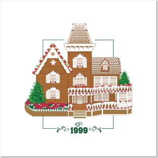 Grand Gingerbread House- Holiday Christmas Posters and Art